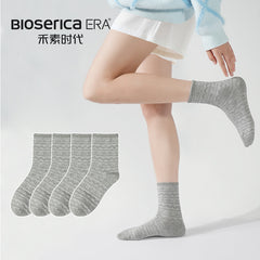 Bioserica Era slouch socks for women custom print socks 100% cotton socks