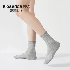 Bioserica Era slouch socks for women custom print socks 100% cotton socks