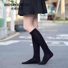 Bioserica Era hot sale crew socks custom logo women socks fashion for school high AntiBacterial quality socks