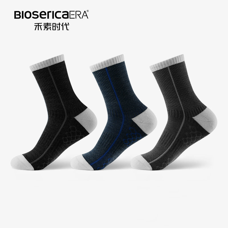 Bioserica Era High Quality mens Cotton socks Sports Terry Socks boy girl breathable deodorant socks