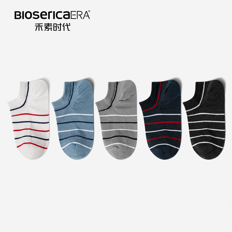 Bioserica Era Wholesale Designers Socks for Men Business Dressing Fashionable Luxury 100 Organic Long socks Antibacterial sock