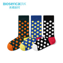 Bioserica Era Dropshipping womens Anti odor Fruit Cartoon Socks Ladies Tube Cotton crew socks AntiBacterial socks